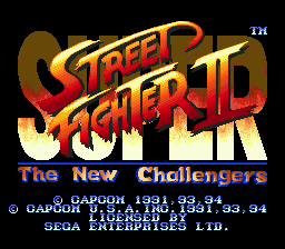 Super Street Fighter II: The New Challengers screenshot 4 for Sega Mega Drive